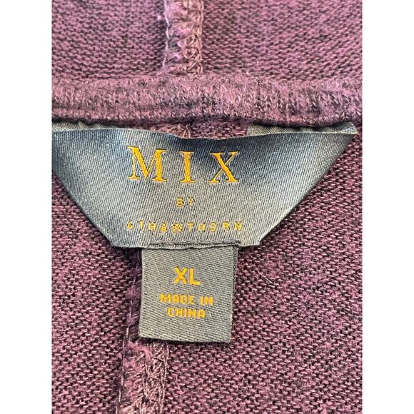 MIX by 41Hawthorn purple maroon hoodie XL - Picture 3 of 8